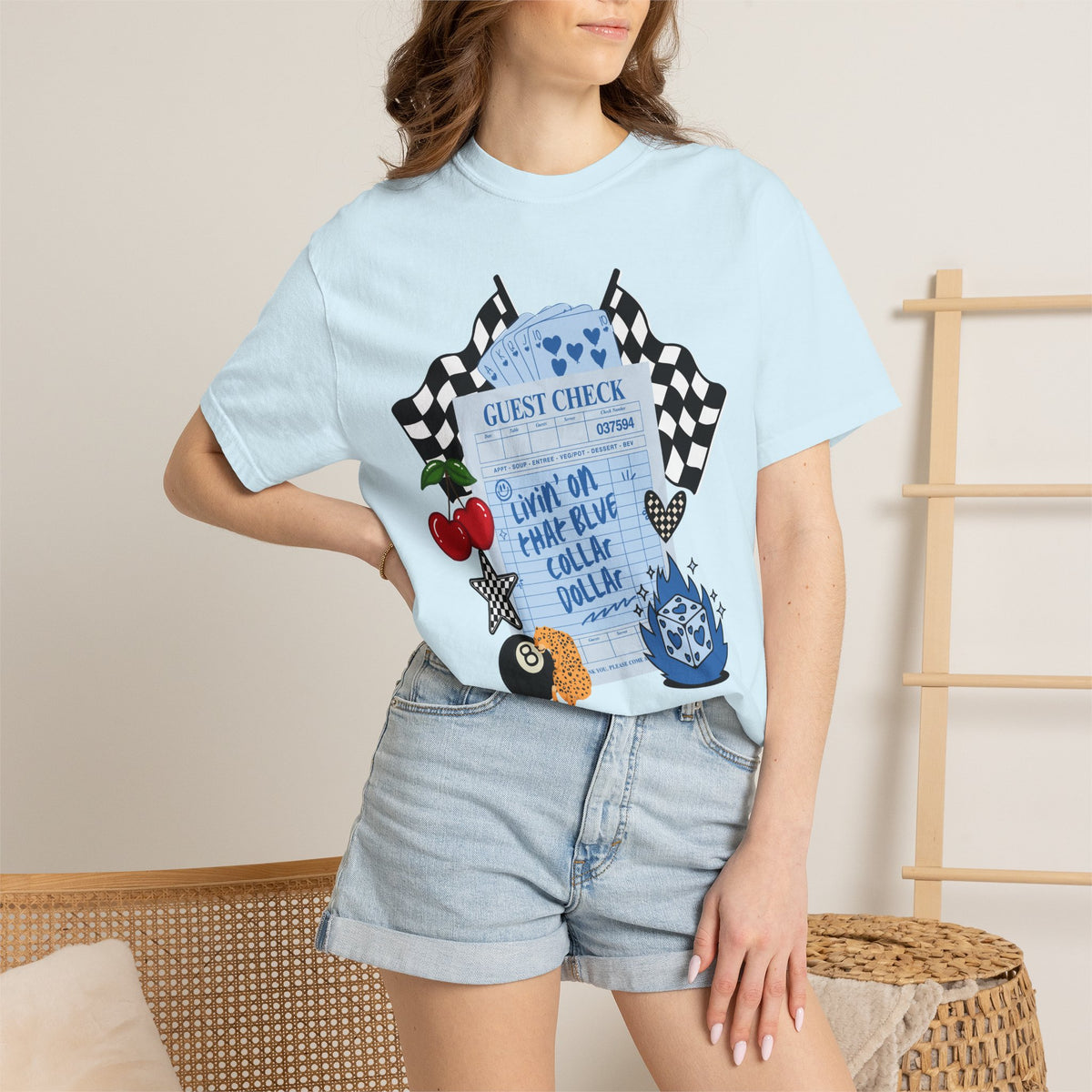 Livin on that blue collar dollar tee
