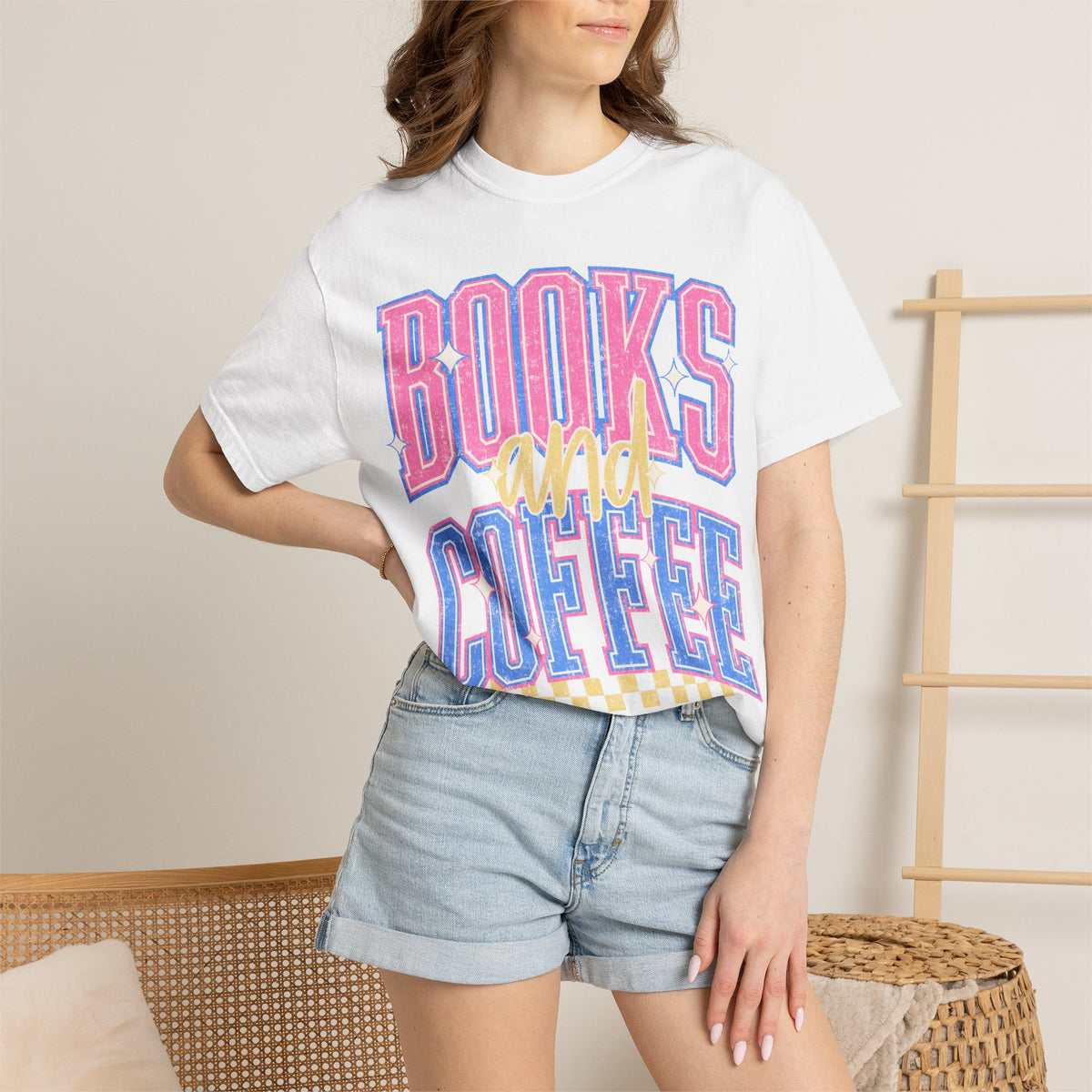 Book/Coffee Lovers- T-shirt