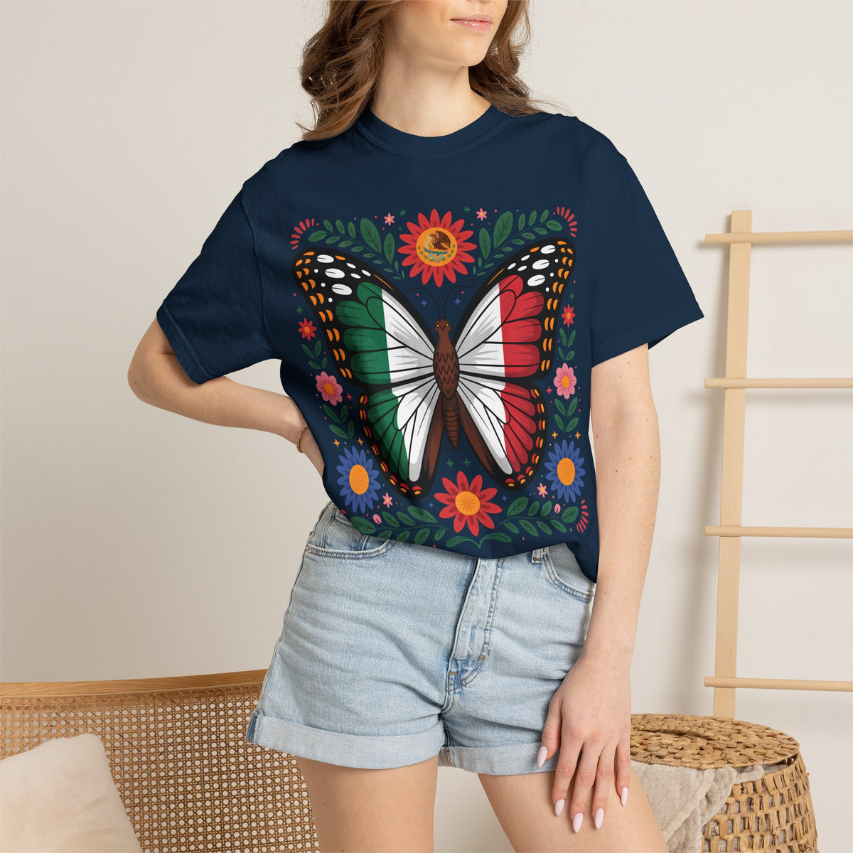 Floral Mexican Pride Tee