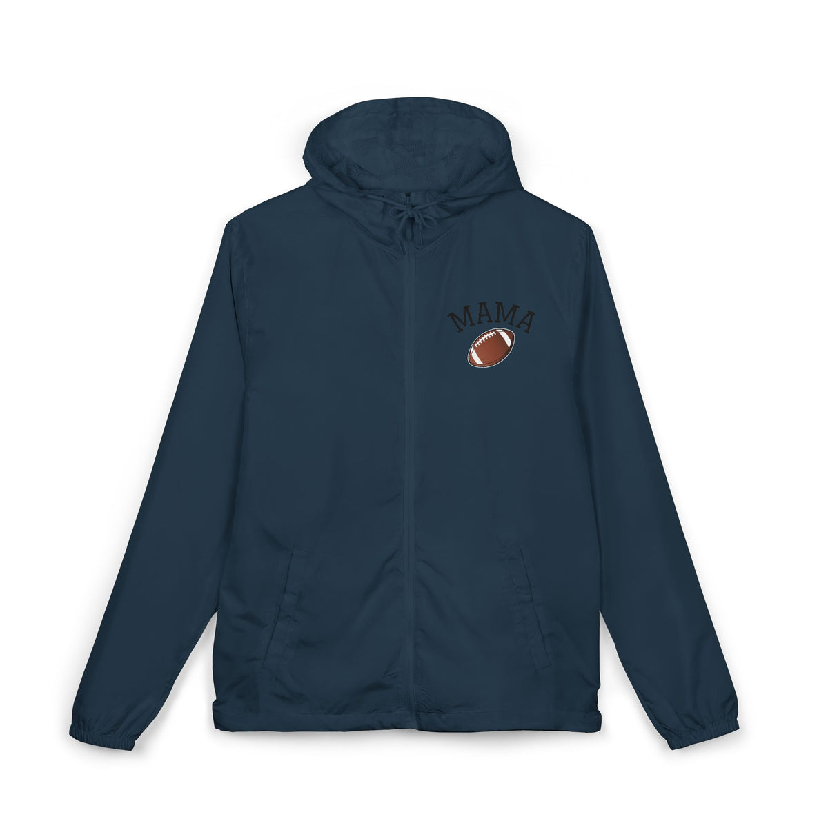 Football Mama- Full-Zip Windbreaker Jacket