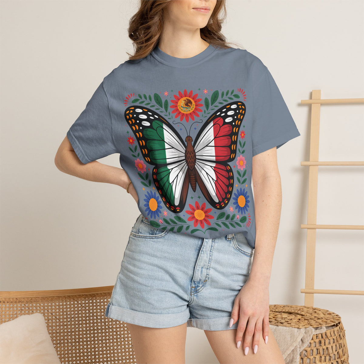 Floral Mexican Pride Tee
