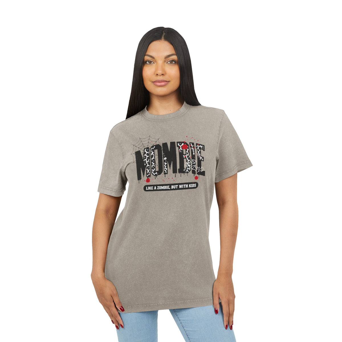 Acid Washed Mombie Tee