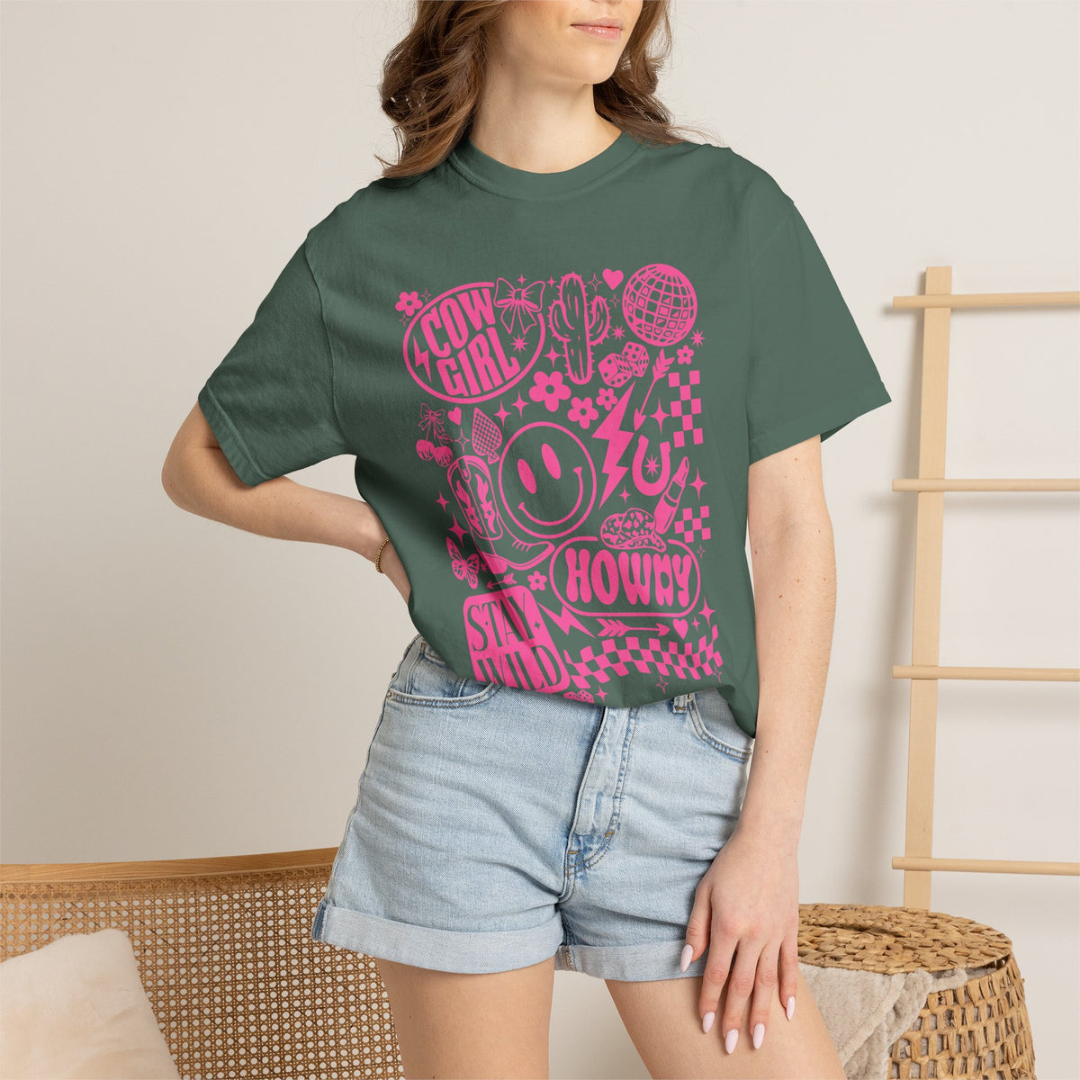 Cowgirl Howdy Graphic T-Shirt