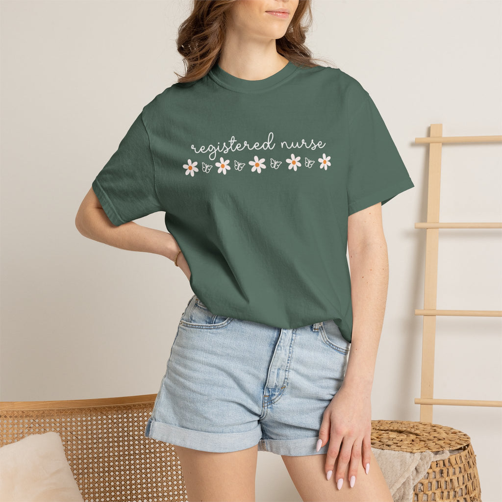 Registered Nurse Floral Tee